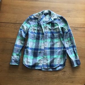 JCrew Plaid Button Up